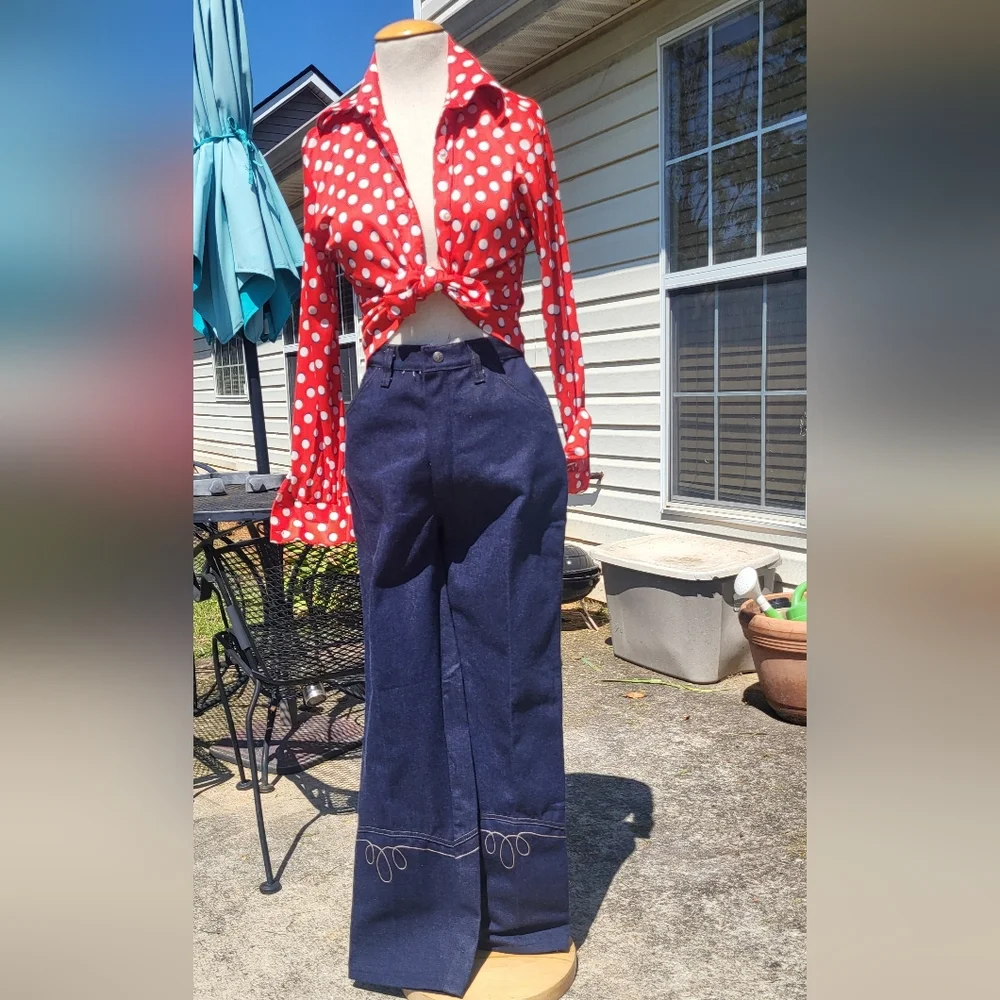 Ultra Cool Hipster Vintage Jeans by Turtle Bax - Picture 7 of 7